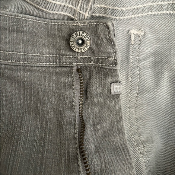 Chico's Platinum Gray Denim Jeans - Picture 8 of 9